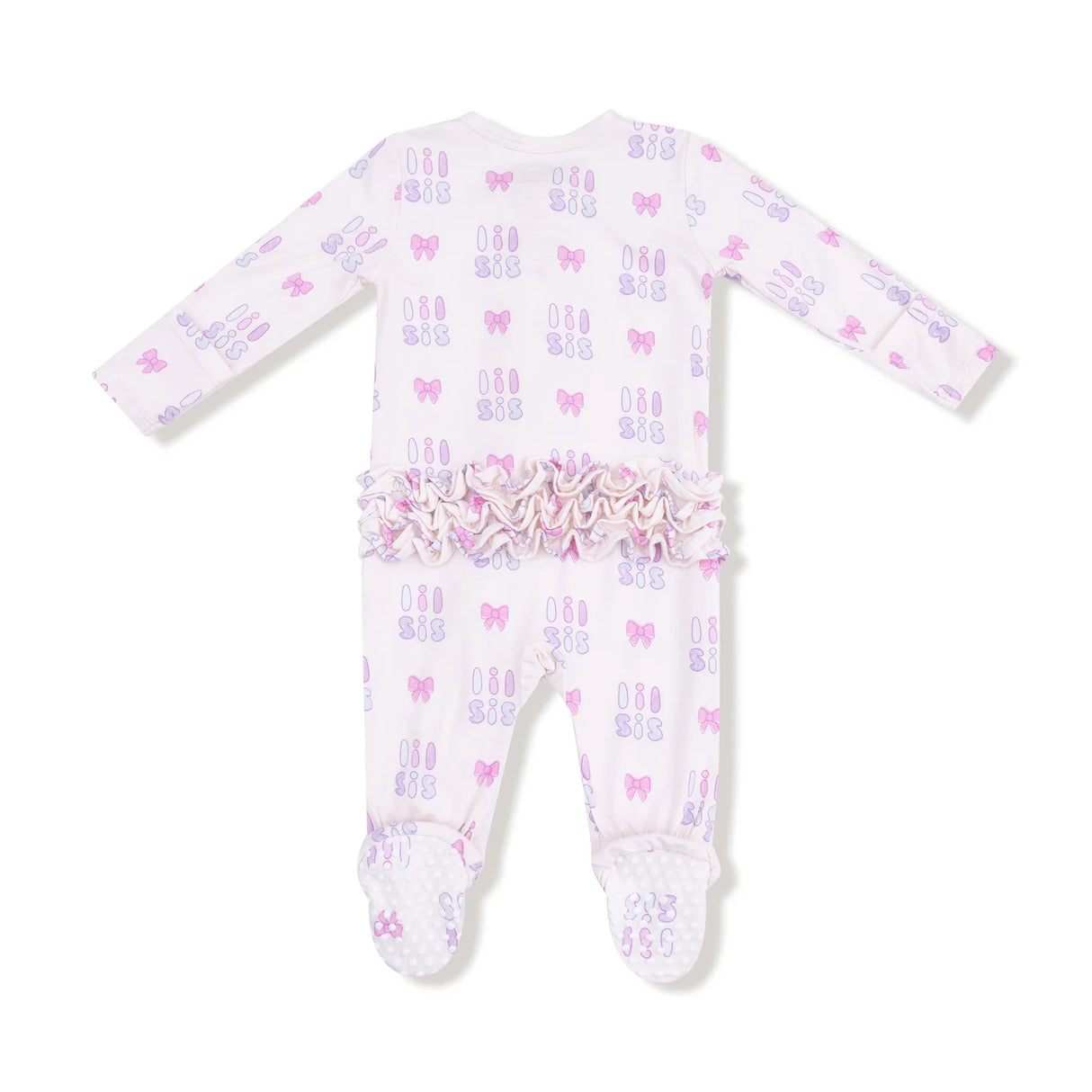 Ruffle Zip Footie - Lil Sis