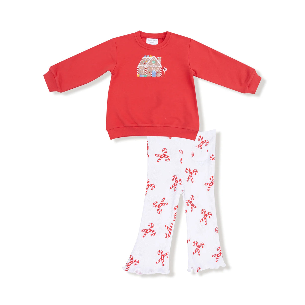 Applique Pullover and Flares - Candy Canes