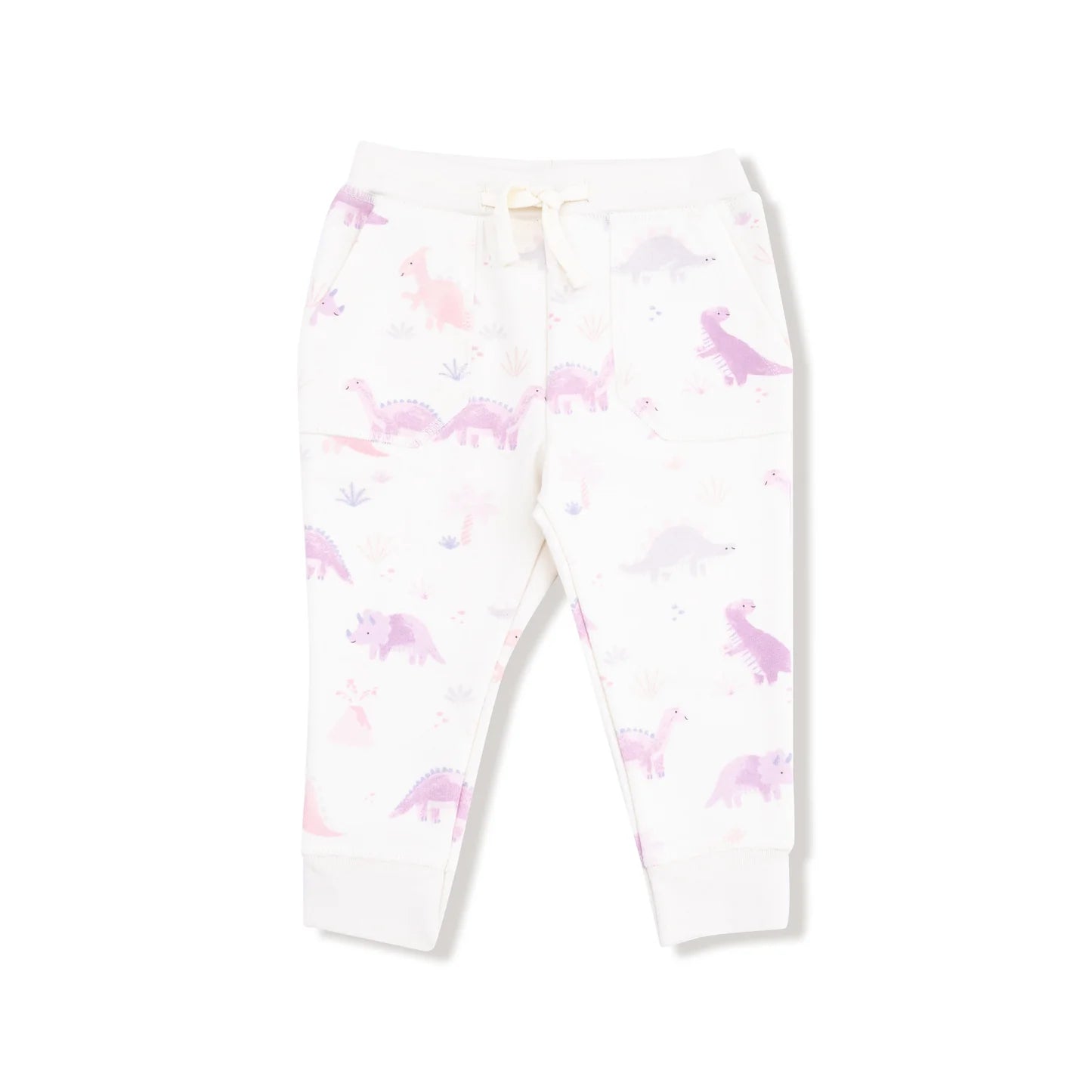 Ruffle Sweatshirt and Joggers - Soft Dinos