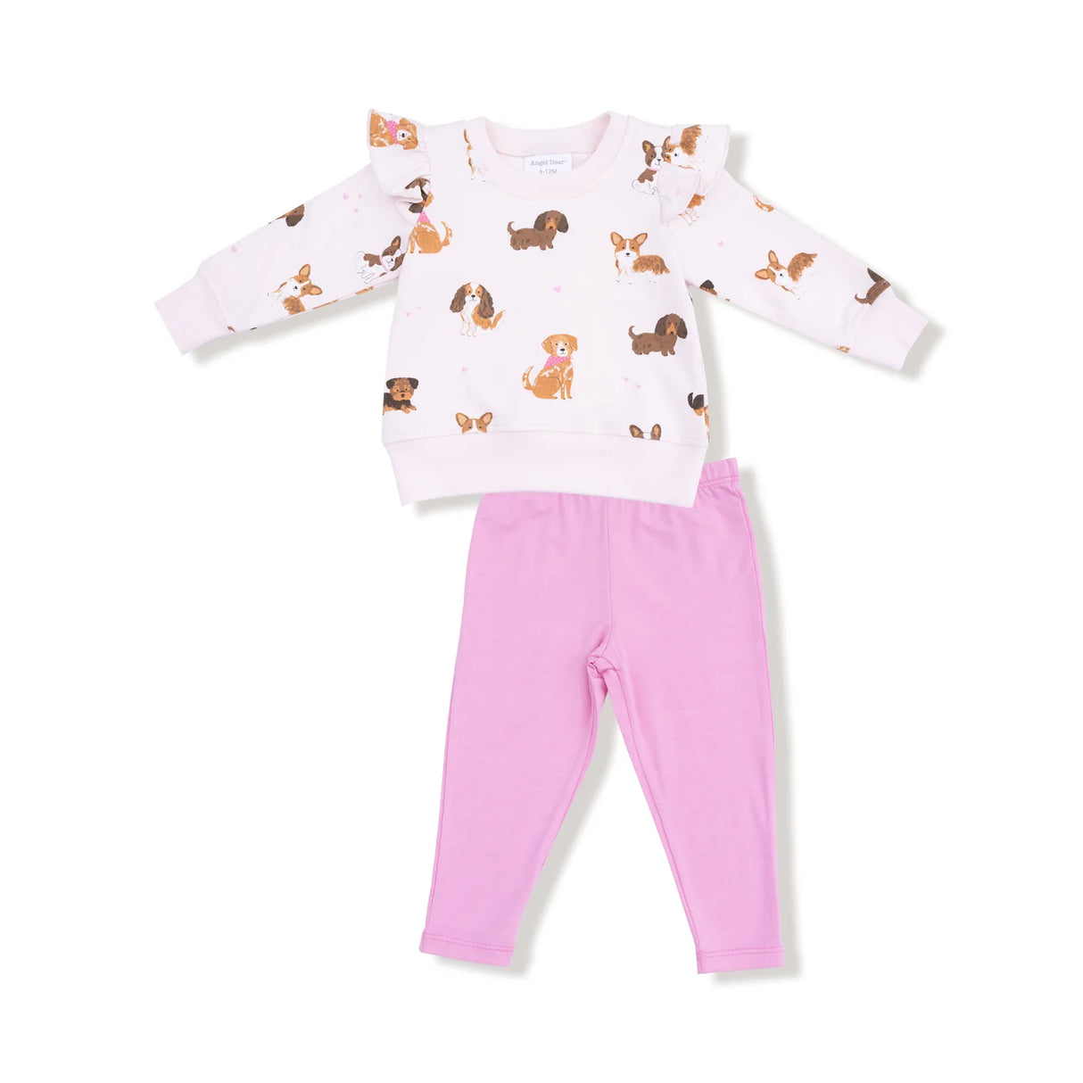Ruffle Sweatshirt and Leggings - Best Friend Dogs
