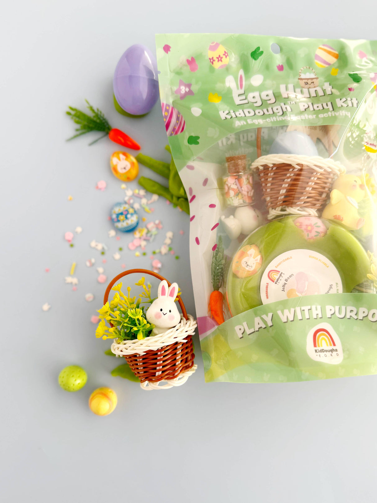 KidDough Play Kit - Egg Hunt