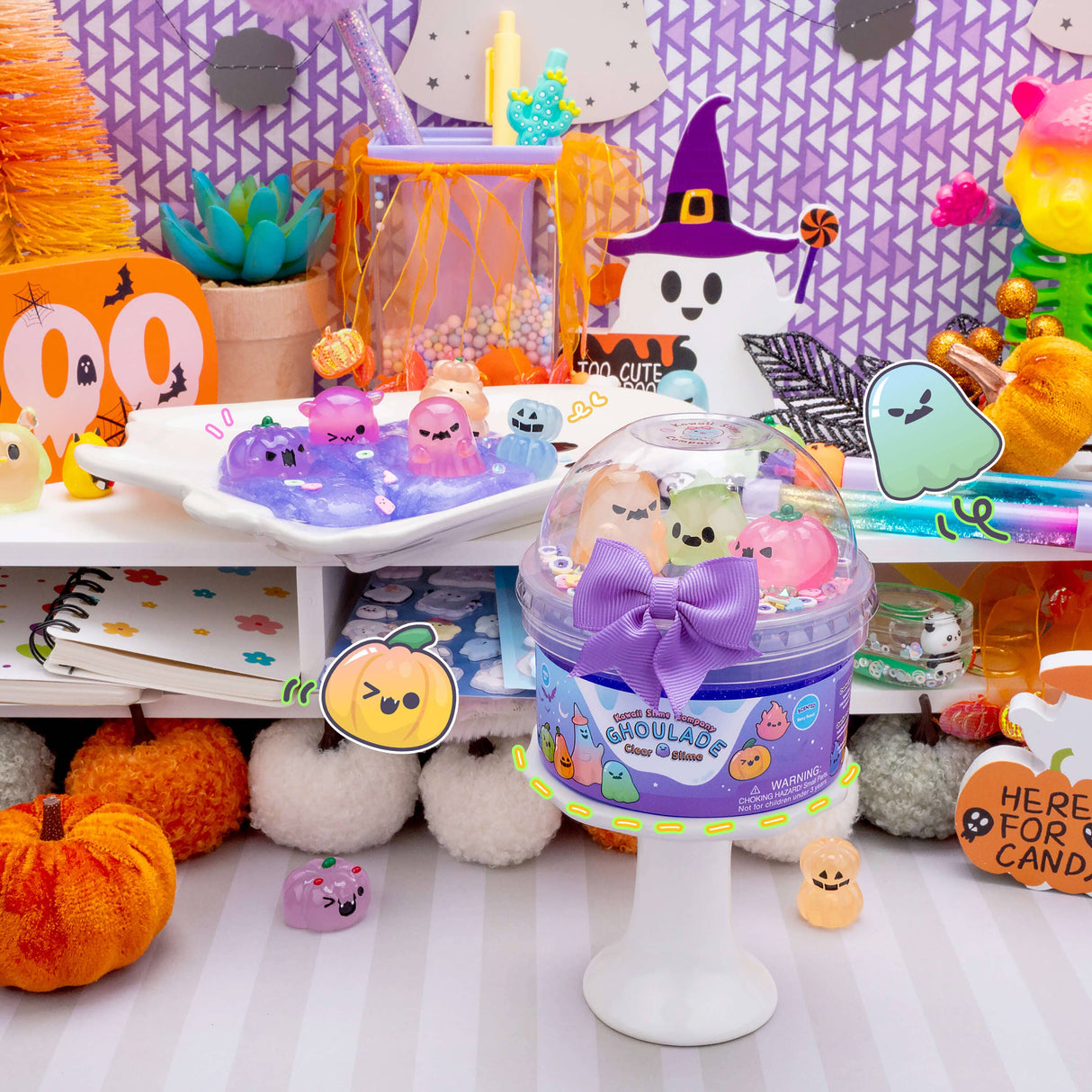 Kawaii Slime - Ghoulade Clear Slime