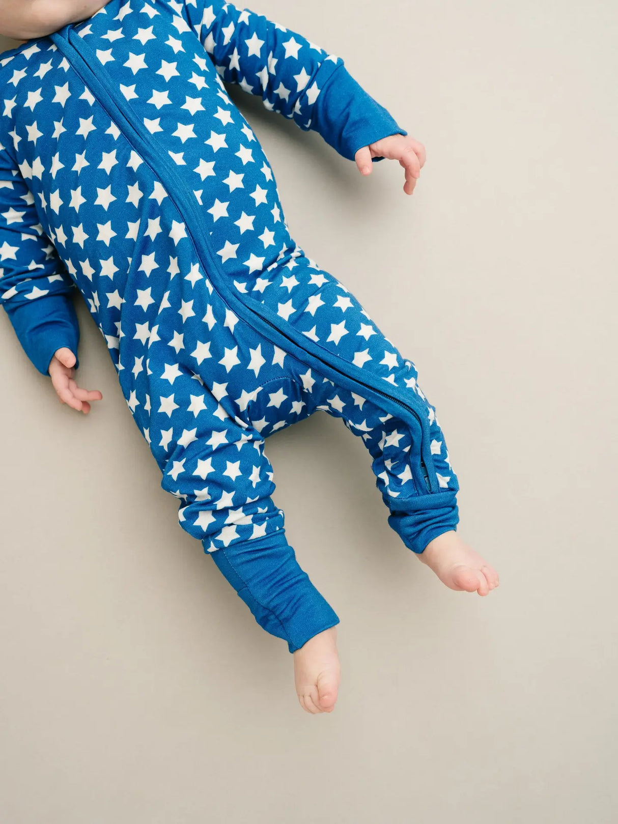 Bamboo Convertible Footie - Retro Stars FINAL SALE