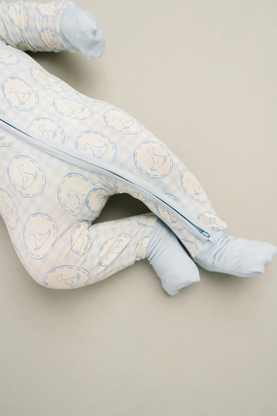 Bamboo Convertible Footie - Cottage Goose