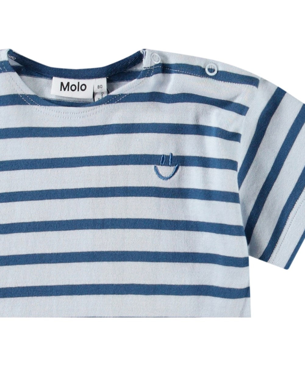 Molo Eivor Tee - Lagoa Stripe FINAL SALE