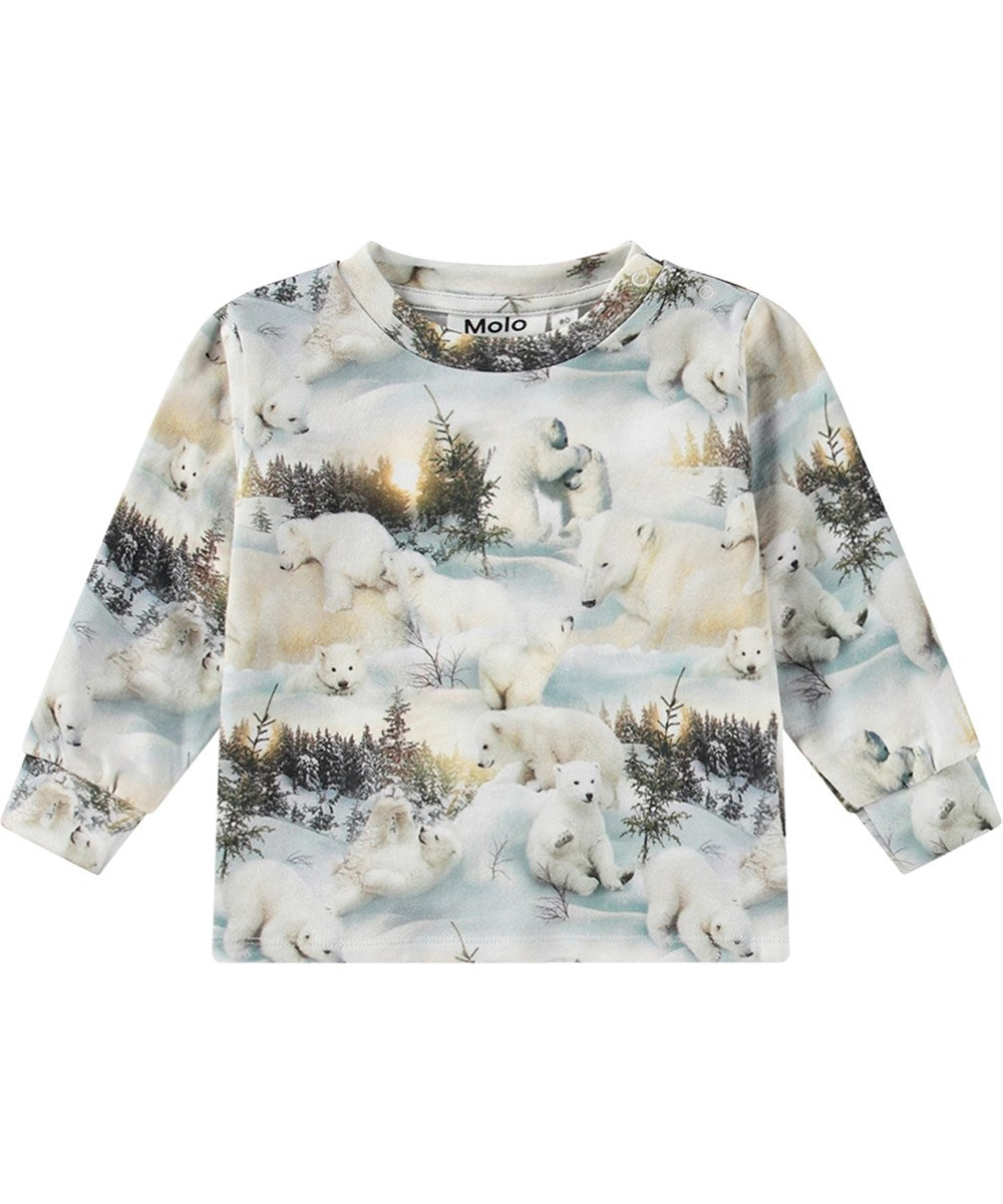Molo Eloy Tee - Snowy Bears FINAL SALE