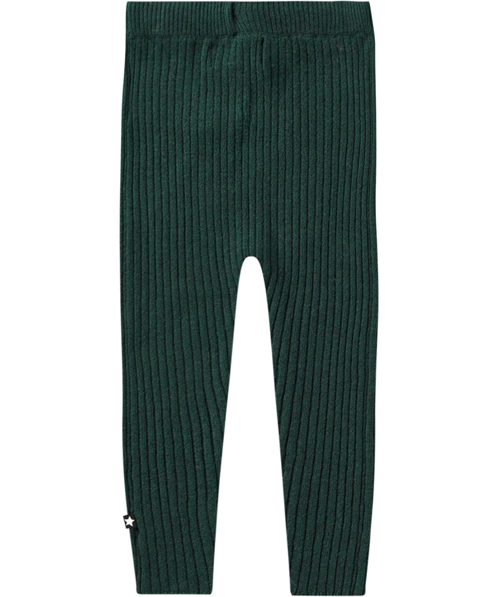 Molo Shadow Cashmere Blend Leggings - Ponderosa Pine FINAL SALE