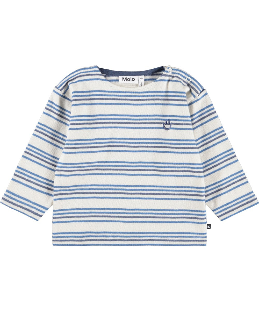 Molo Edarko Tee - Sea Sky Stripe