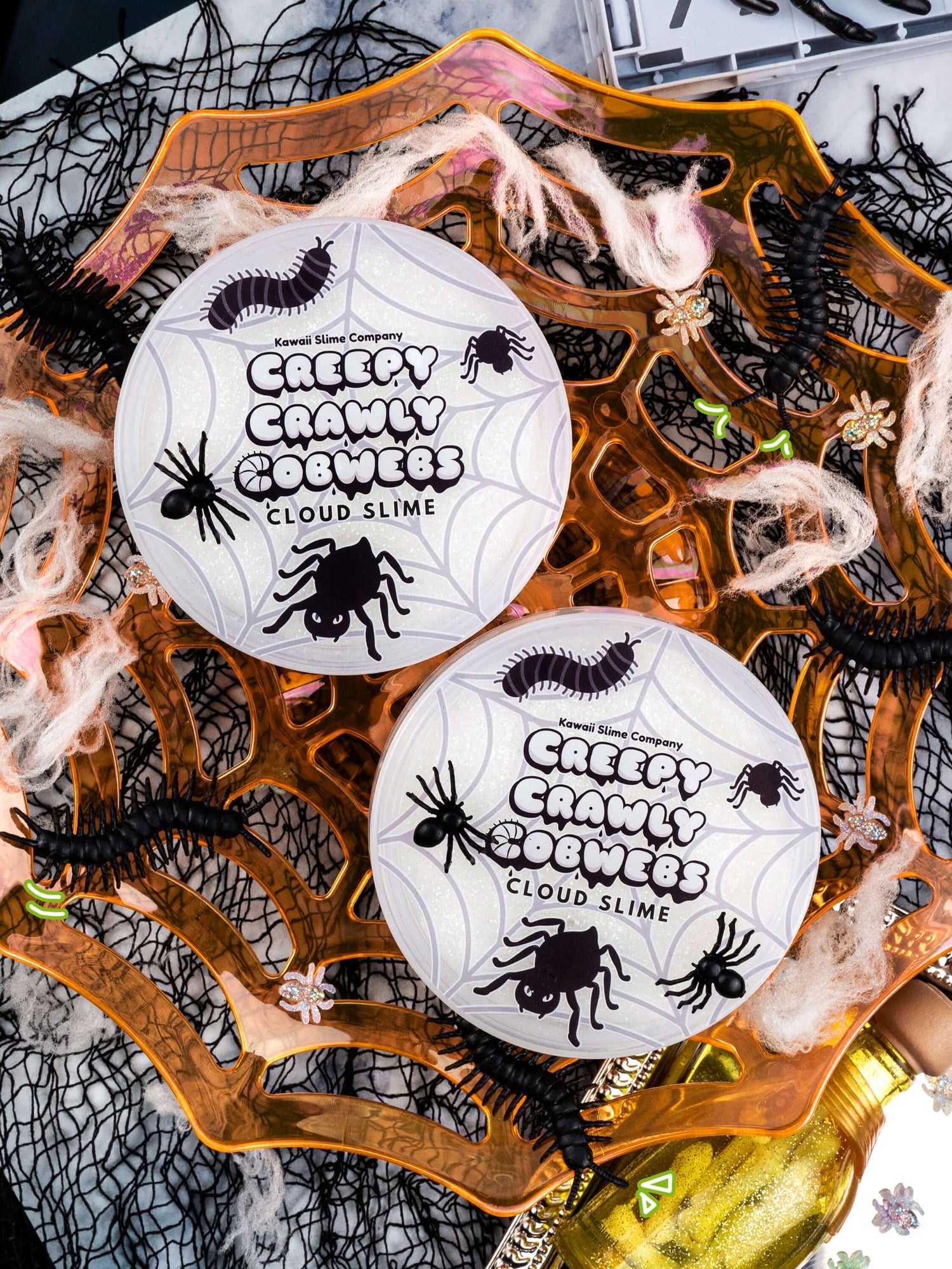 Kawaii Slime - Creepy Crawly Cobwebs Cloud Slime