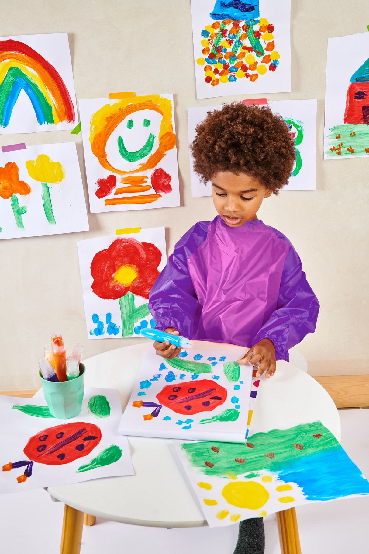 Easy Squeezy Squeezable Poster Paint Brushes