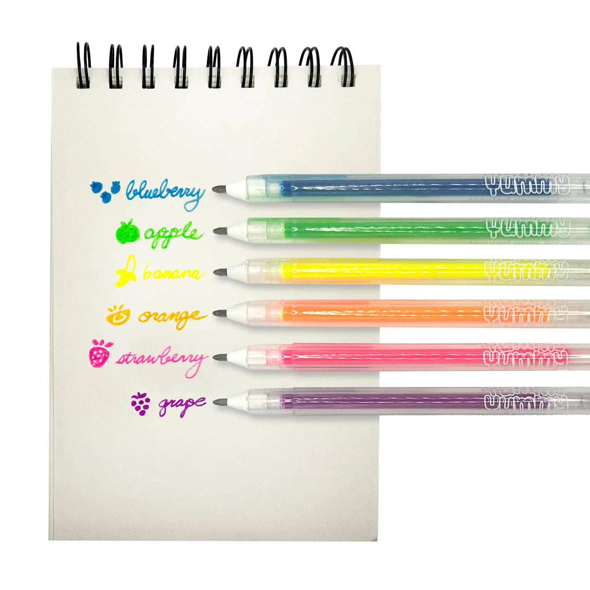 Yummy Yummy Scented Gel Pens - Neon
