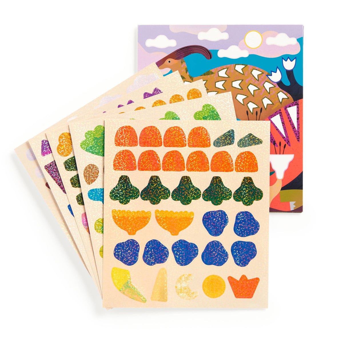 Sticker Sparkle Poster Activity Kit - Dinosaur Land
