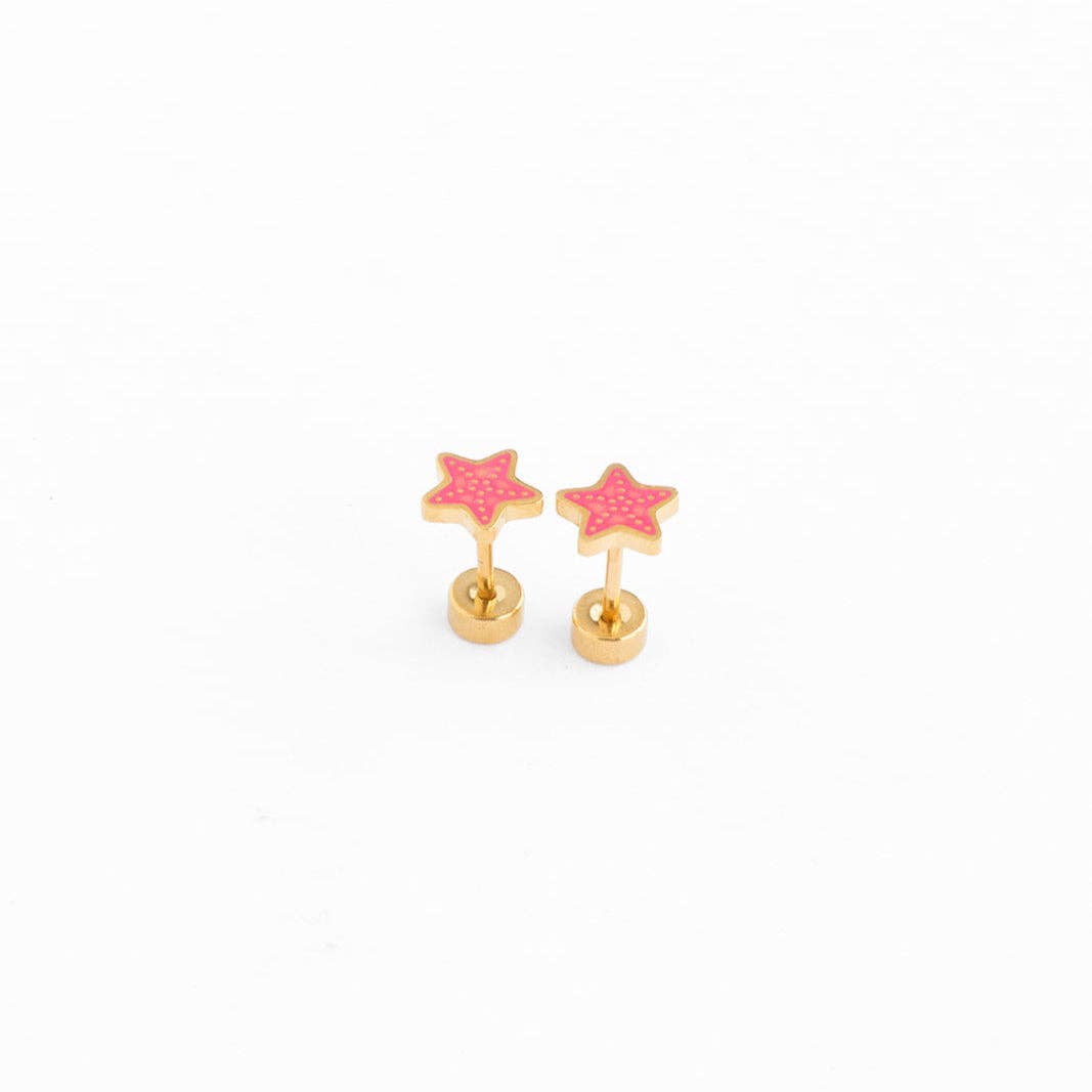 Pip Pop Post Earrings - Starfish