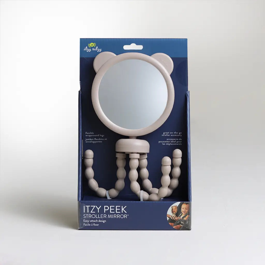 Itzy Peek Stroller Mirror - Bear