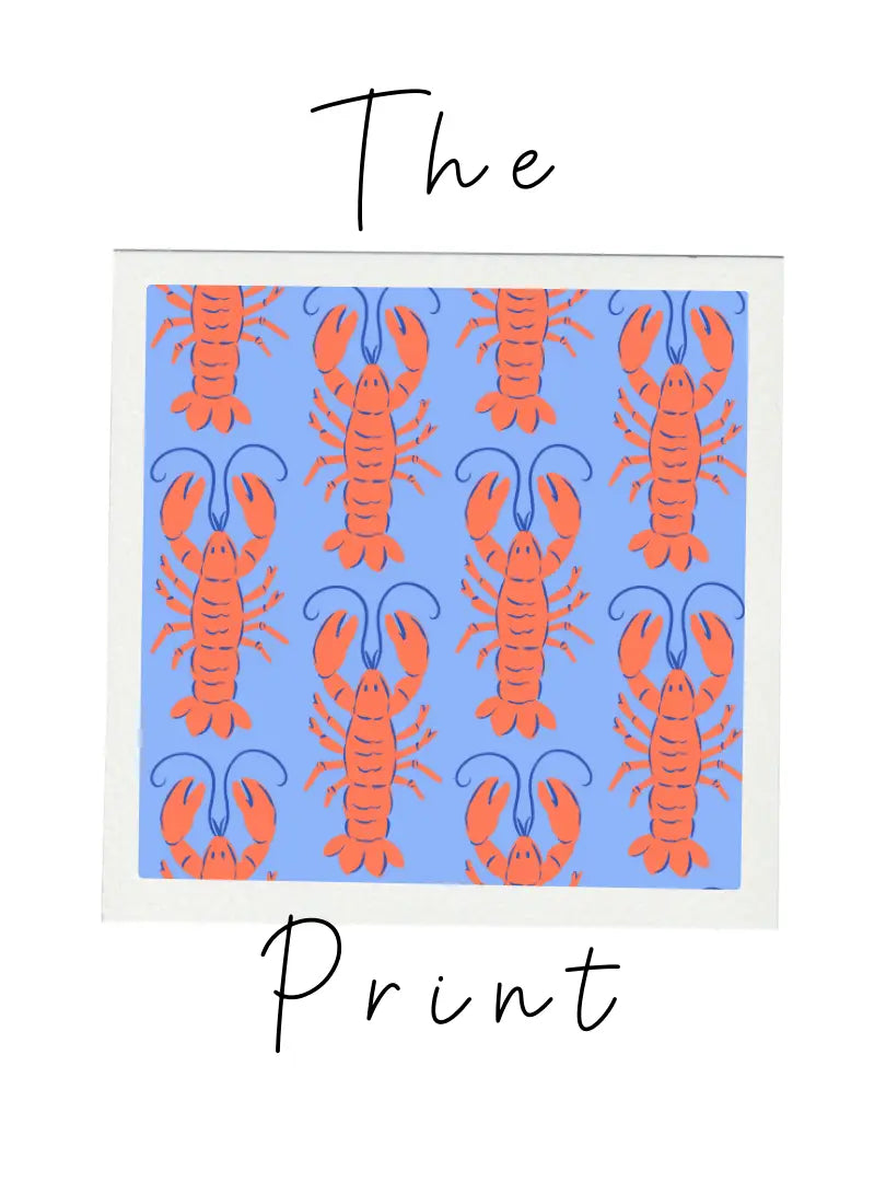 Bamboo Long Sleeve Pajamas - Lobster