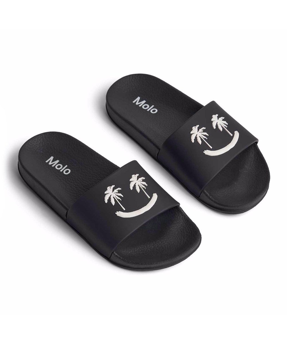 Molo Zhappy Slides - Black FINAL SALE