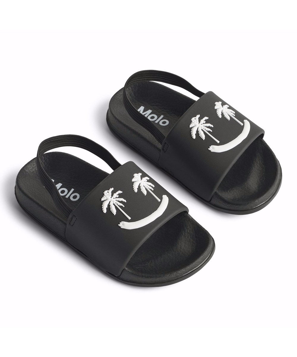 Molo Zhappy Slides - Black FINAL SALE