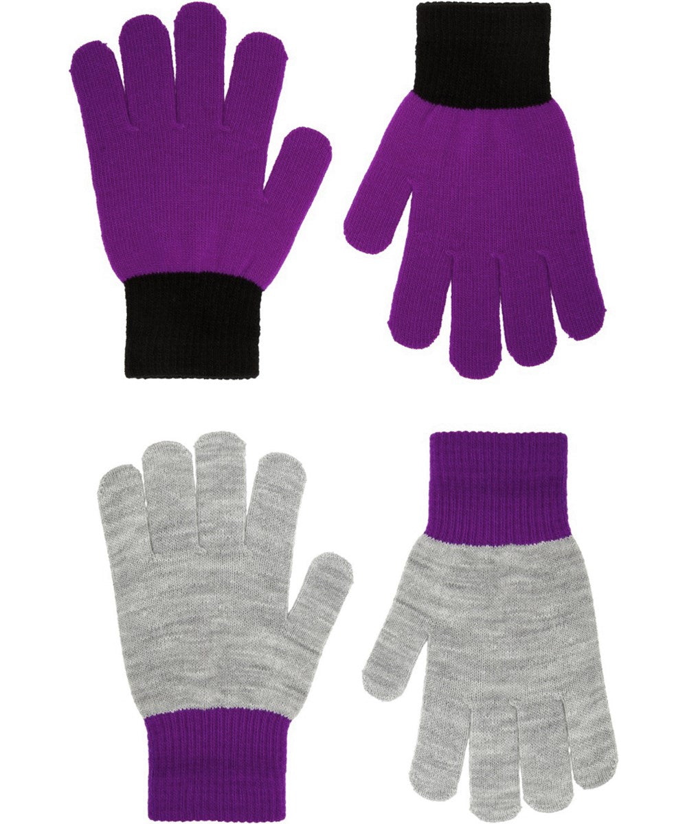 Molo Kello Gloves - Warm Purple