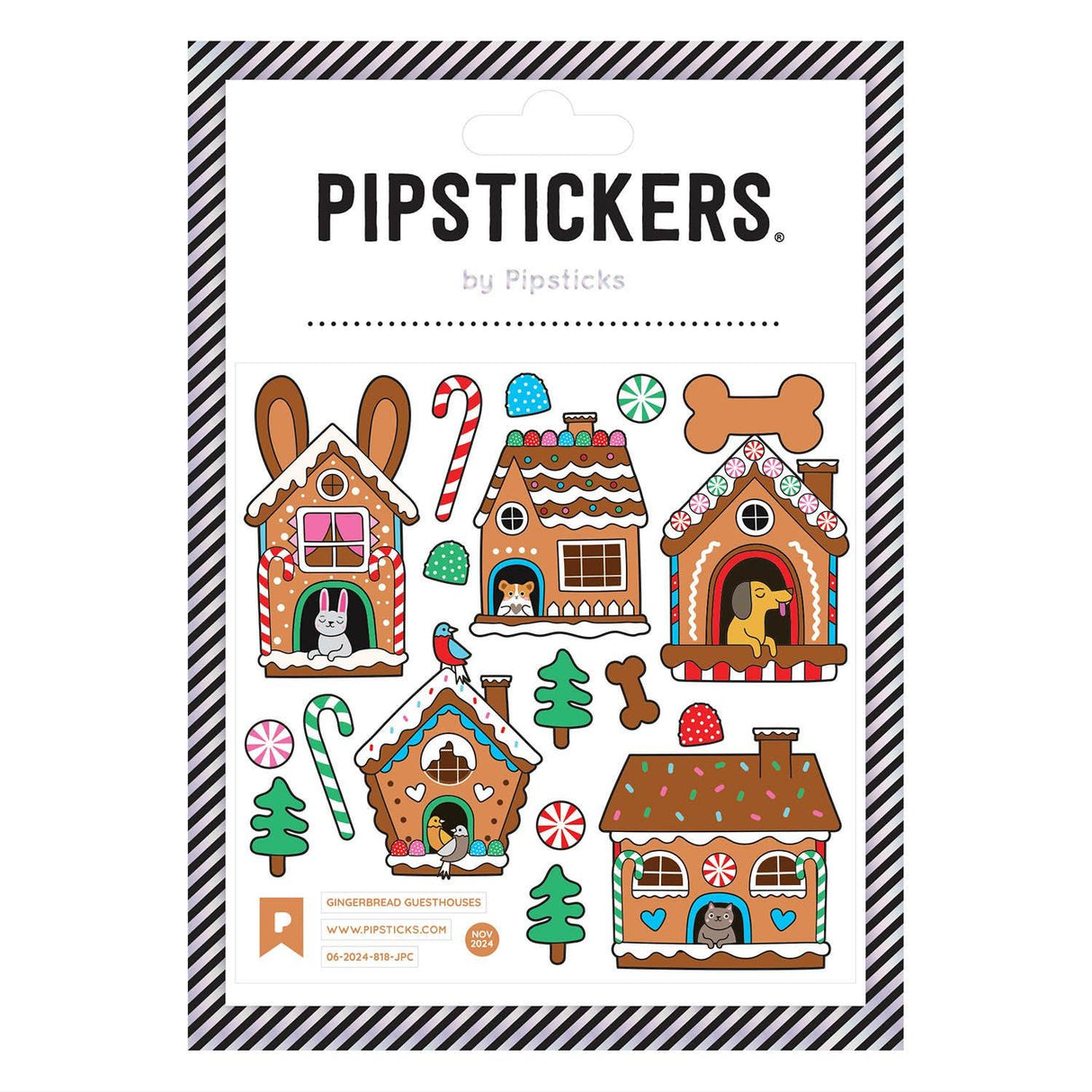 Pipstickers - Gingerbread Guesthouses