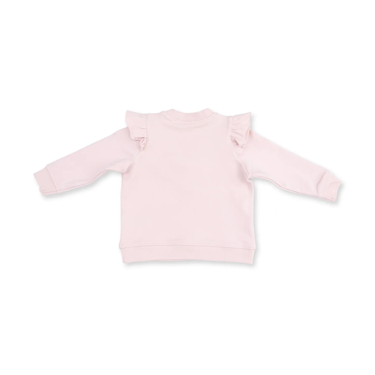 V-Ruffle Sweatshirt and Leggings - Veiled Pink Bows