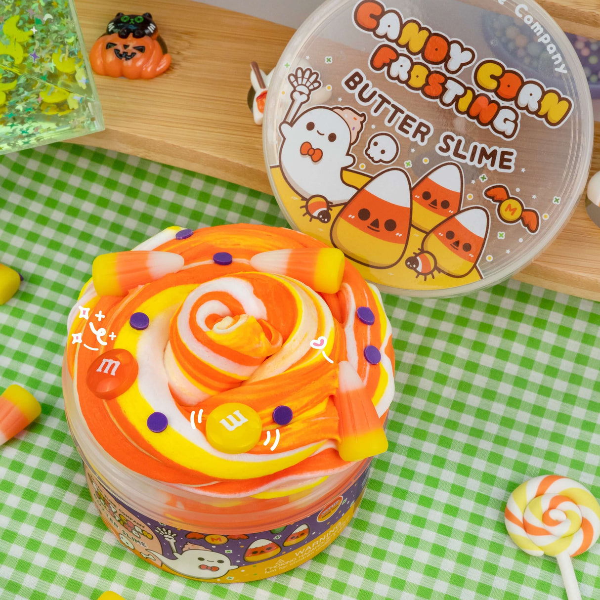 Kawaii Slime - Candy Corn Frosting Butter Slime