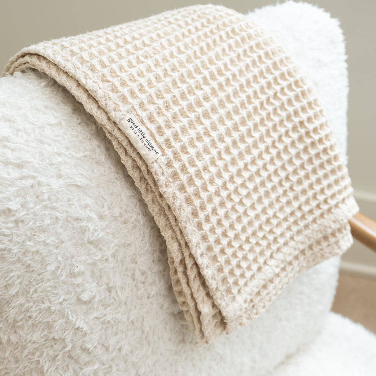 Waffle Baby Blanket - Cream