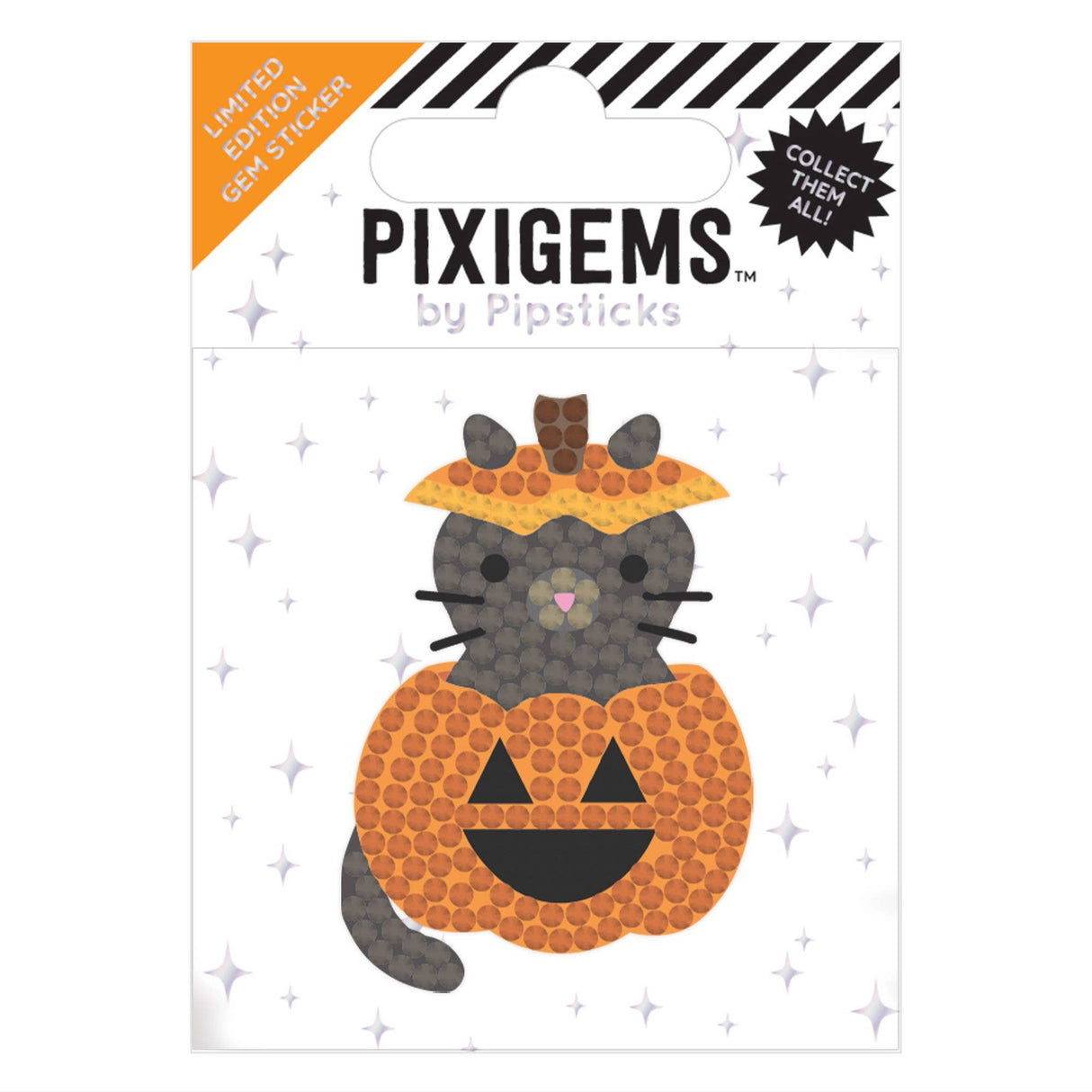 Pipstickers - Jack Black Cat Pixigem