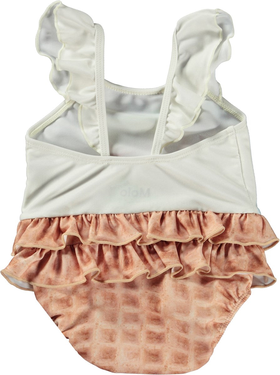 Molo Nalani Ruffle Swimsuit - Rainbow Softice FINAL SALE