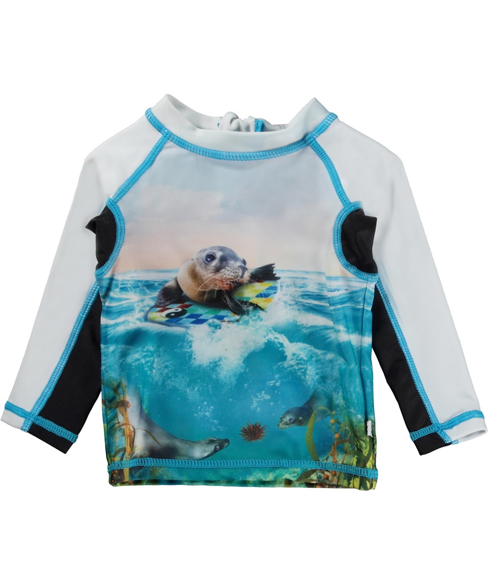 Molo Nemo Long Sleeve Rash Guard- Sealion FINAL SALE