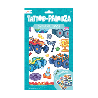 Tattoo Palooza Temporary Tattoos - Monster Trucks