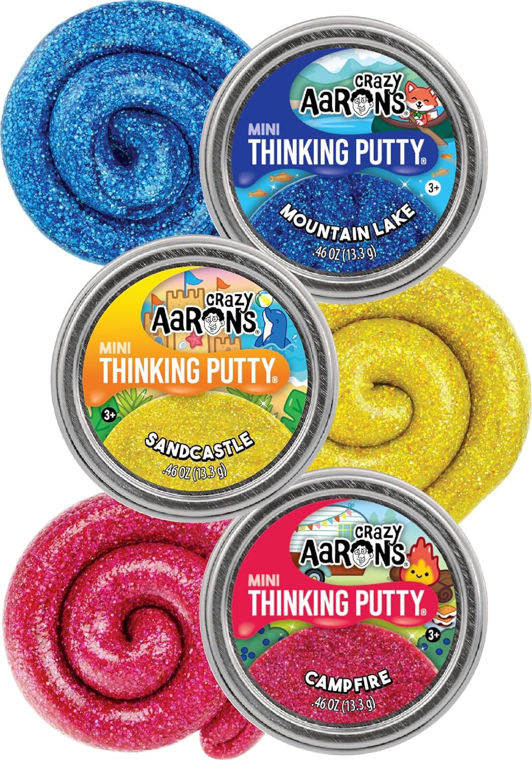 Crazy Aaron's Thinking Putty Mini Tin - Summer Sparkle