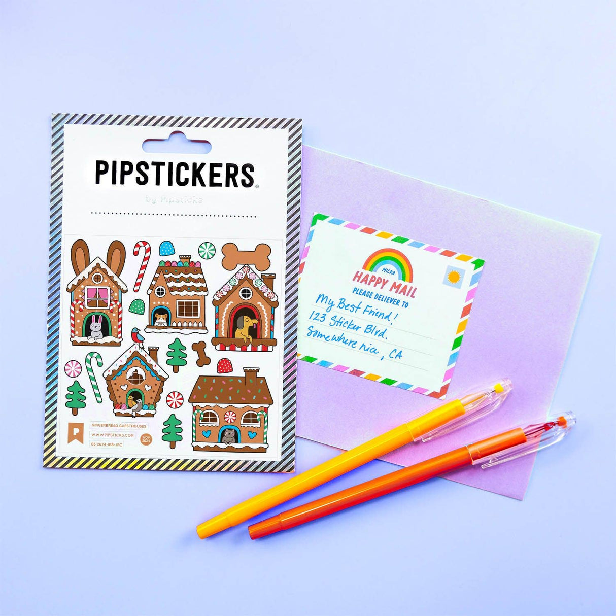 Pipstickers - Gingerbread Guesthouses
