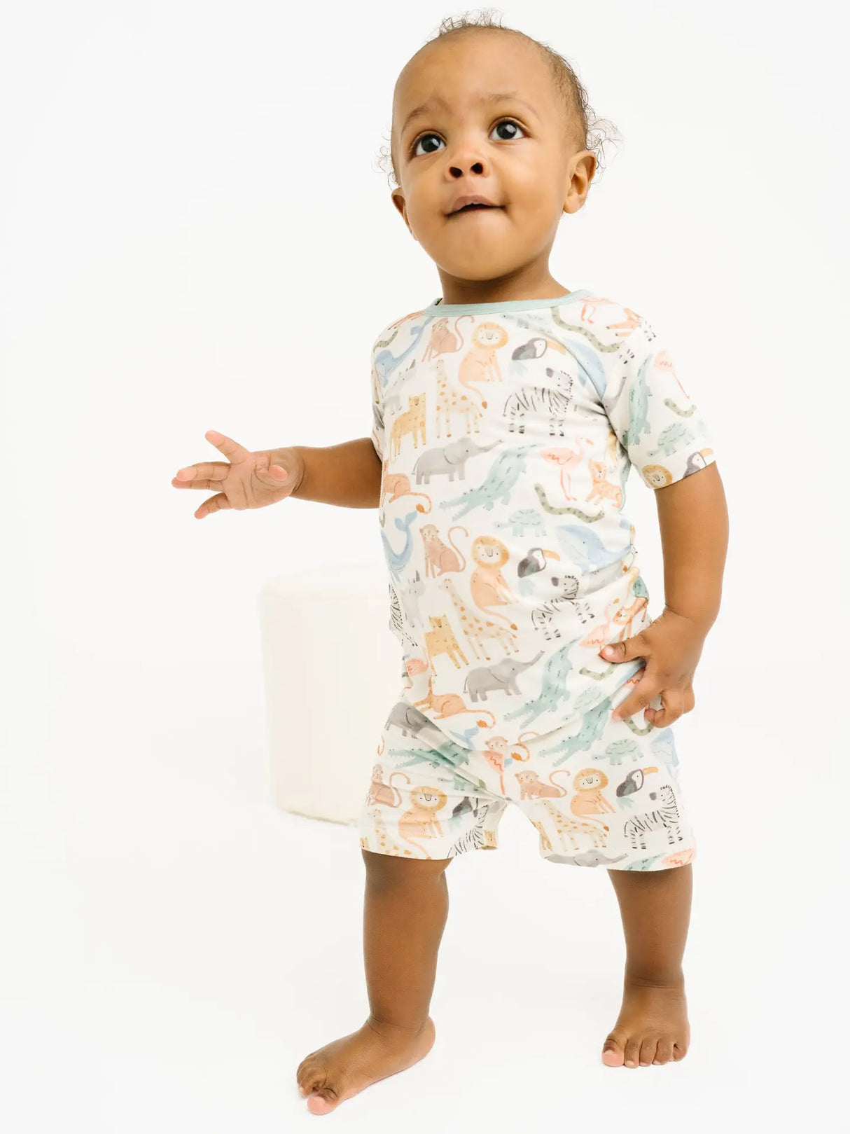 Short Lounge Set - Wild Wonders FINAL SALE