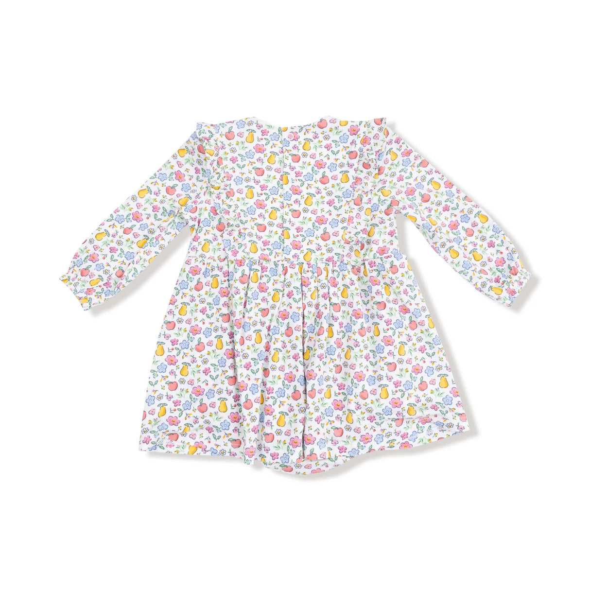 Ruffle Skirted Bodysuit - Fall Fruit Floral
