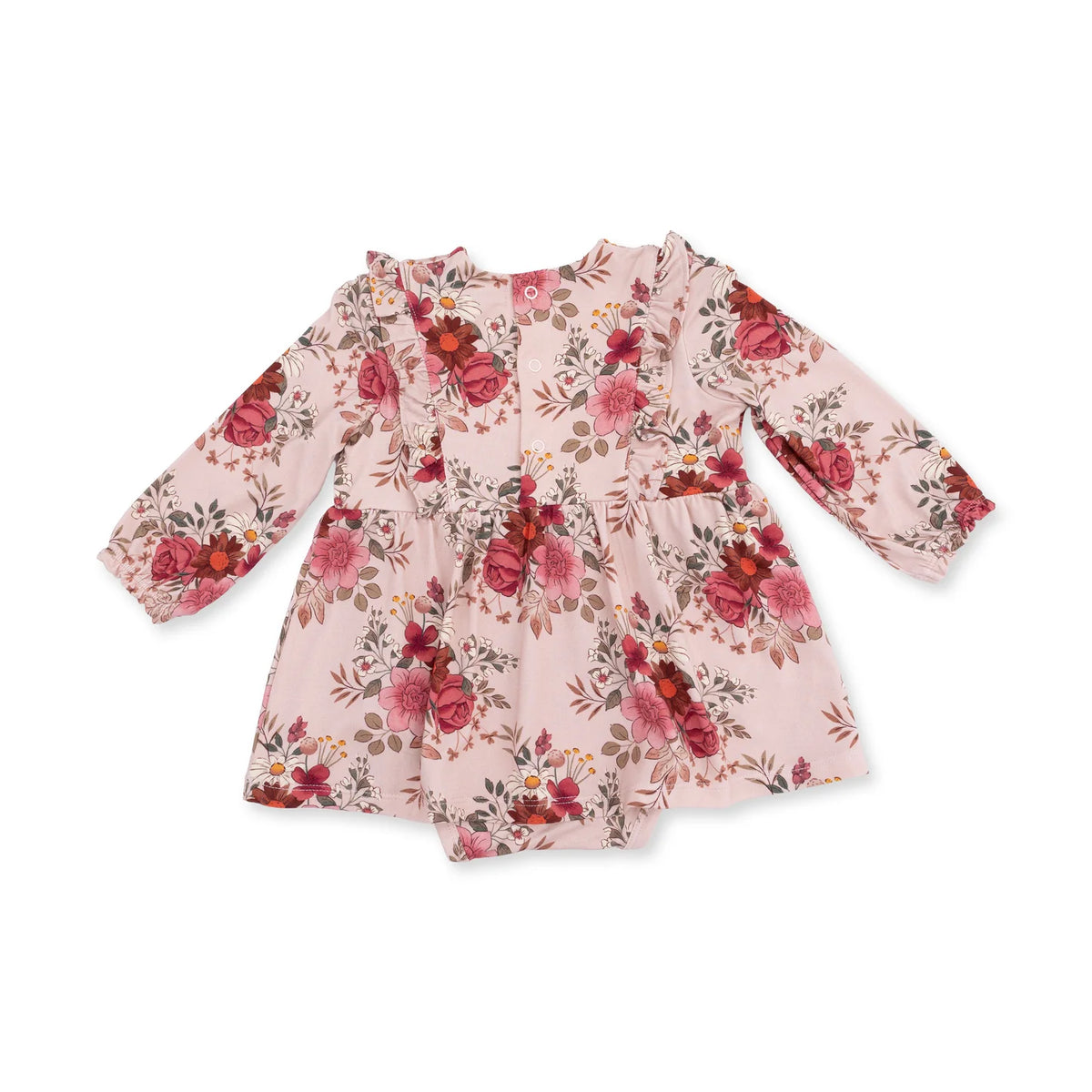 Ruffle Bodysuit Dress - Sabrina Floral
