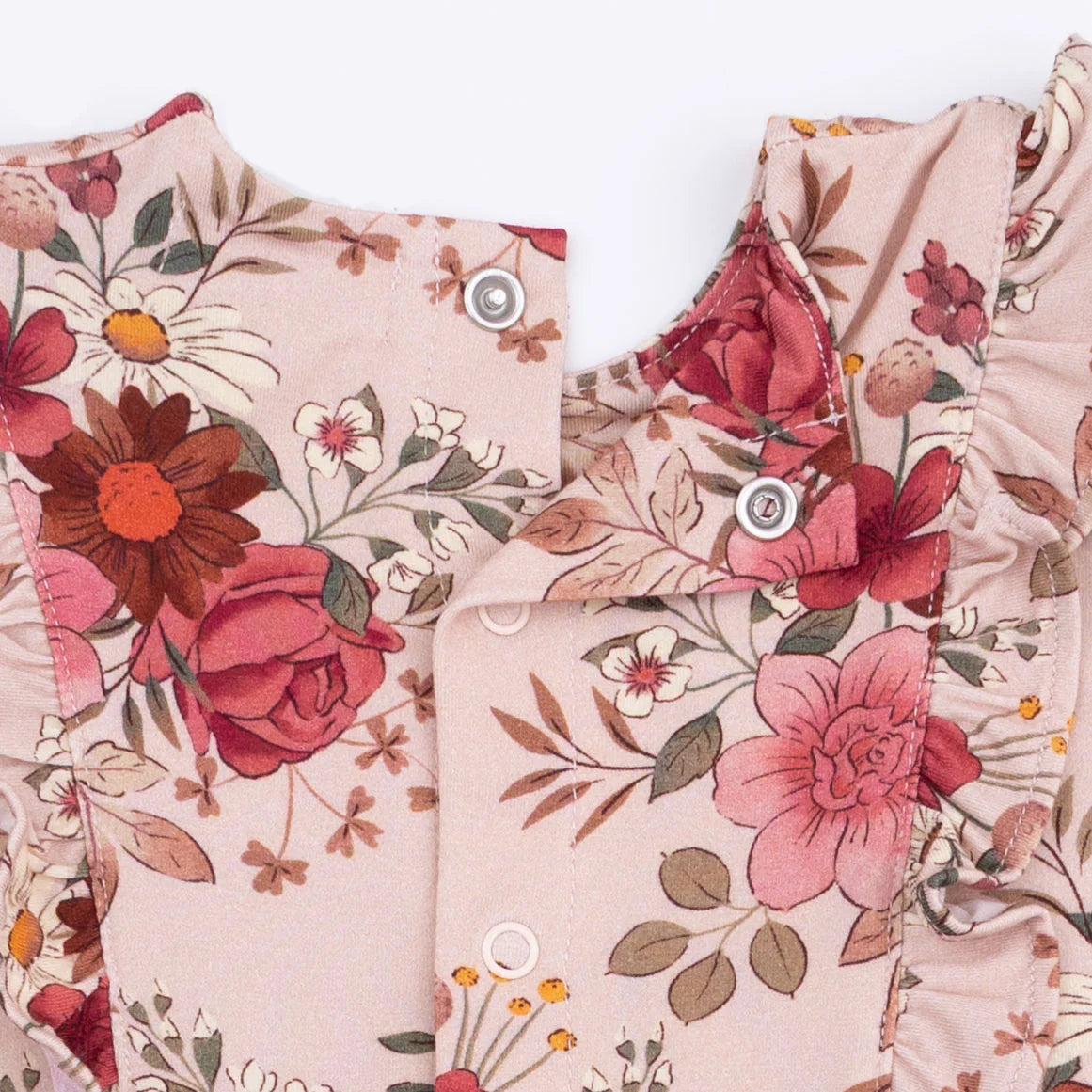 Ruffle Bodysuit Dress - Sabrina Floral