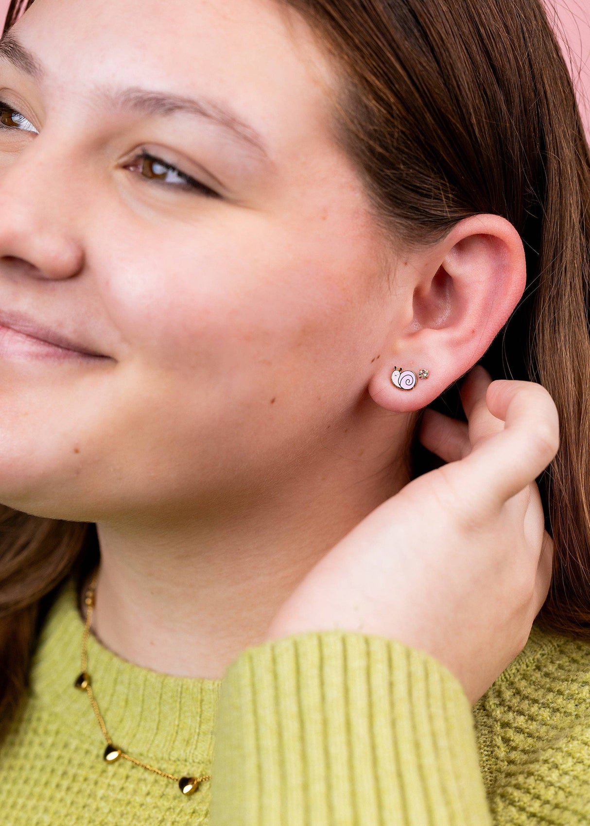 Pierced Co. Screwback Earrings - Snail