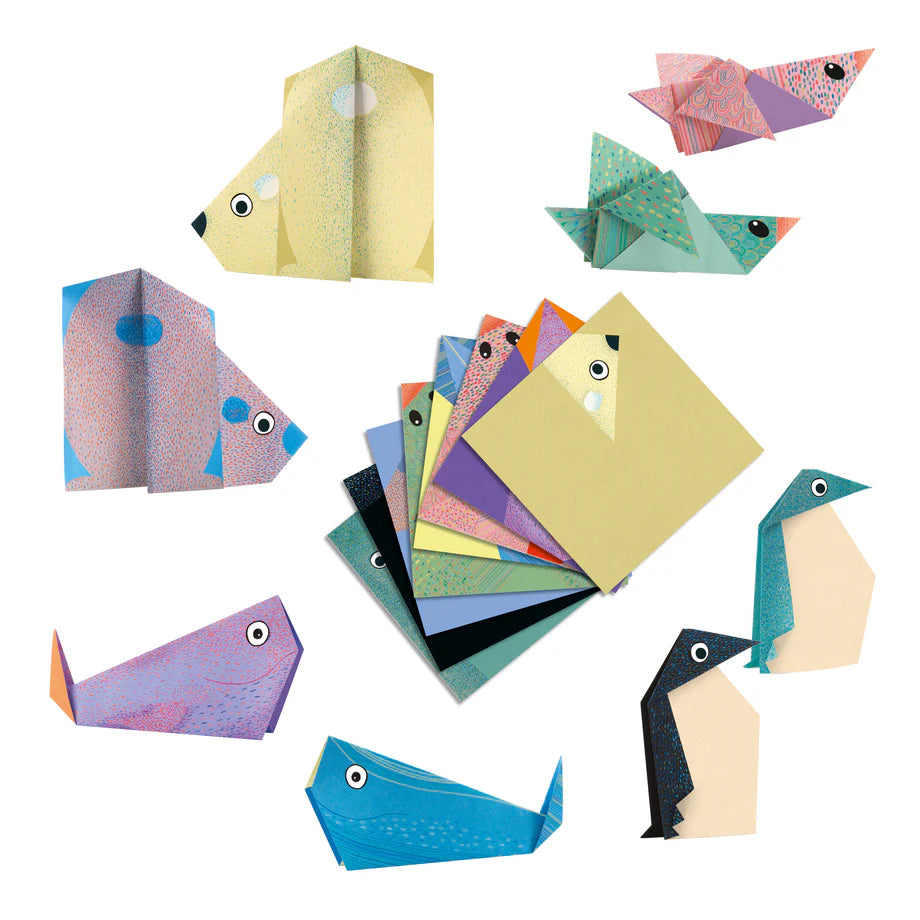 Origami Paper Kit - Polar Animals