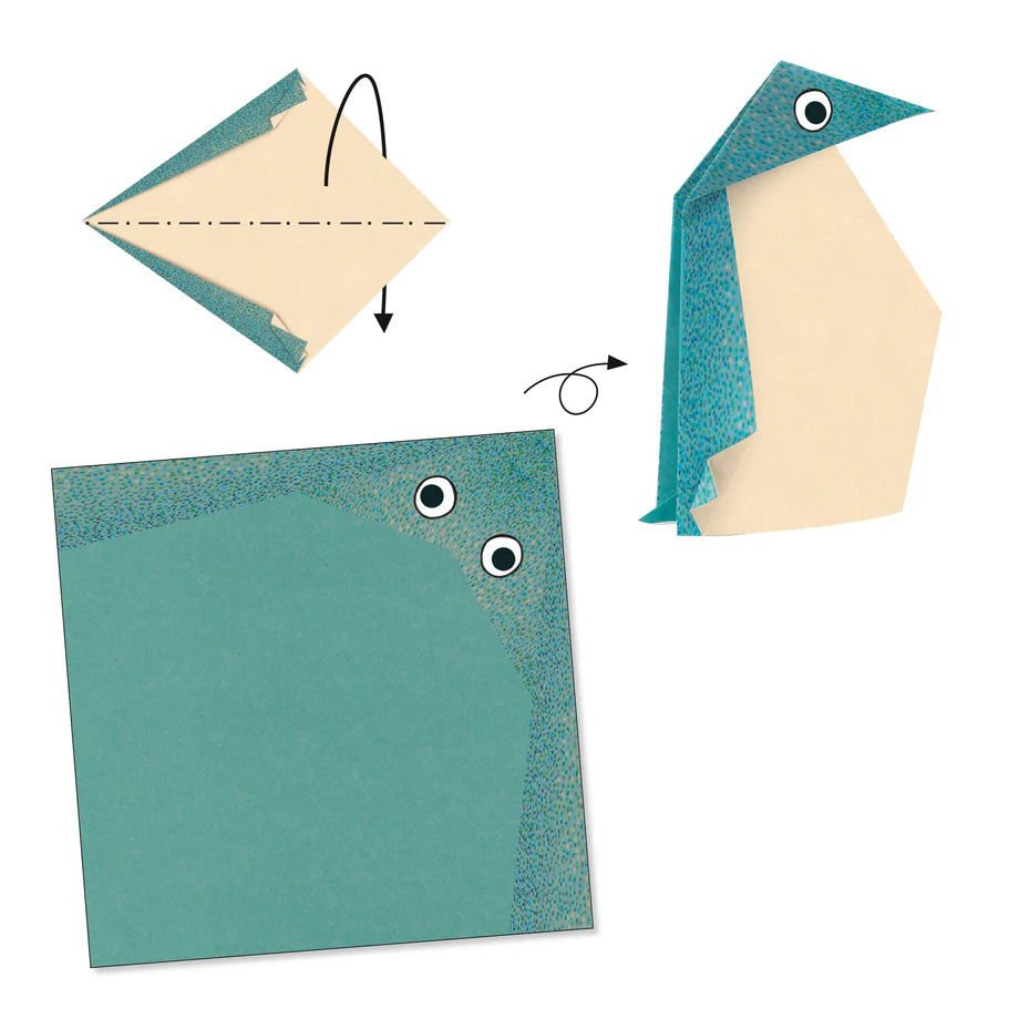 Origami Paper Kit - Polar Animals