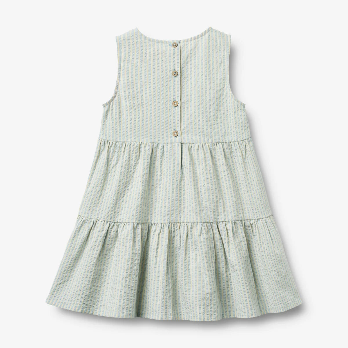 Louise Seersucker Dress - Summer Sky Stripe