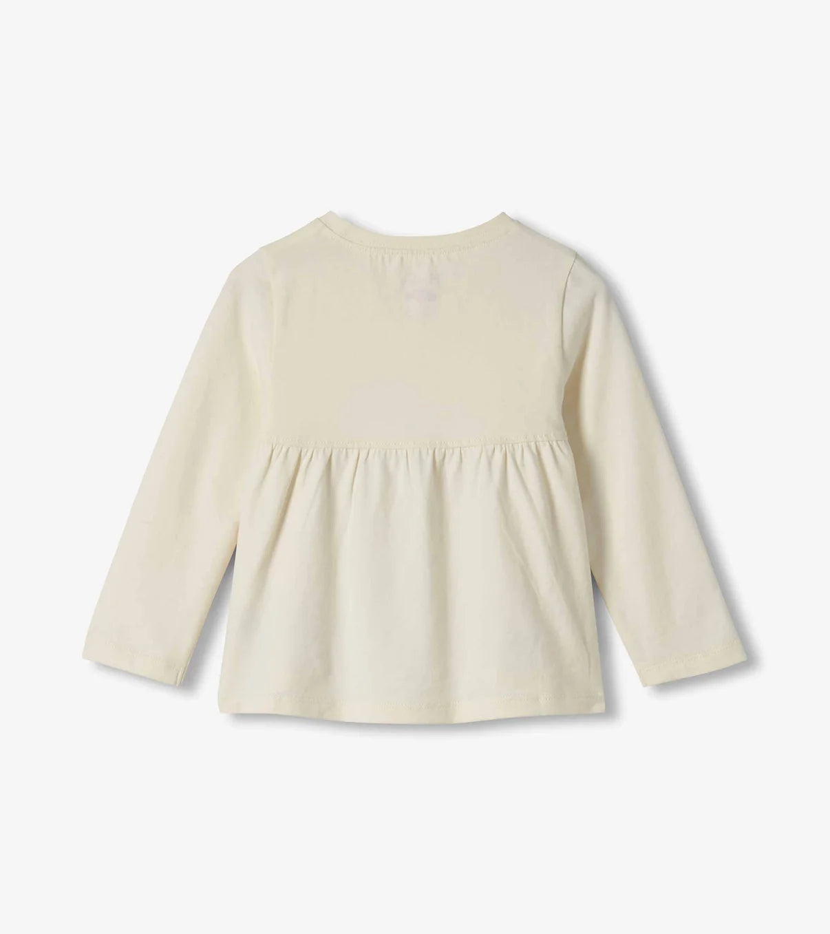 Gathered Back Tee - Gardenia