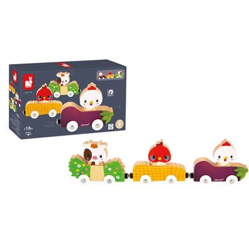 Magentic Farm Animal Train