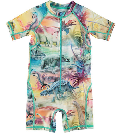 Molo Neka Short Sleeve One Piece Swimsuit - Dino Paradise FINAL SALE