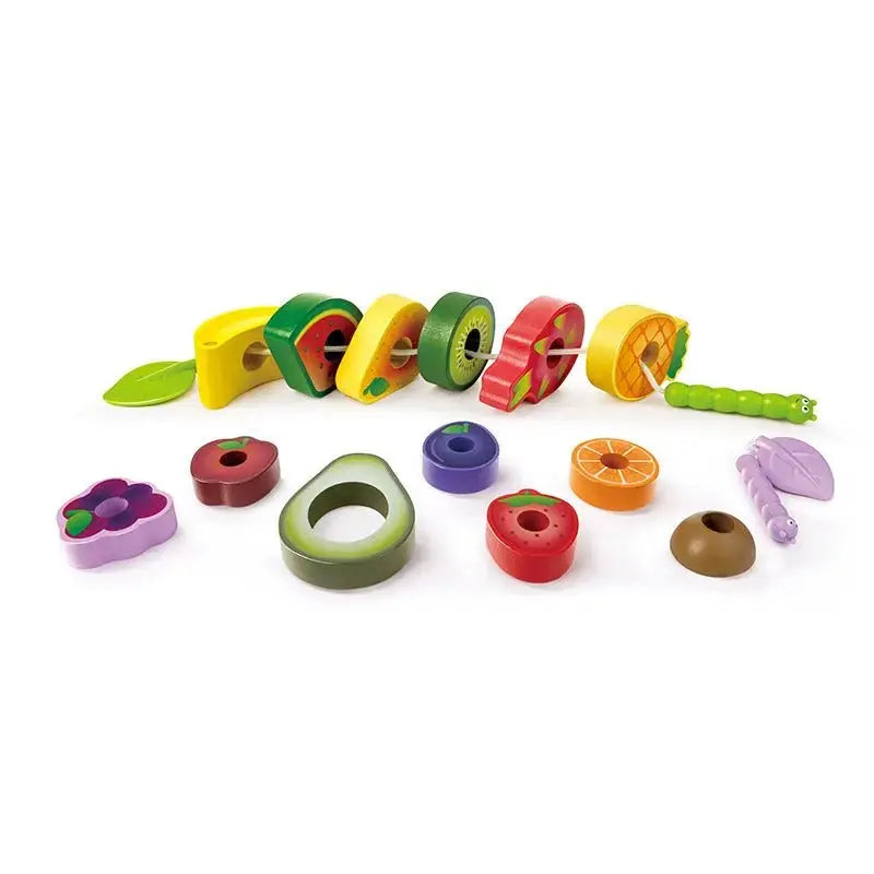 Caterpillar Fruit Feast Lacing Beads