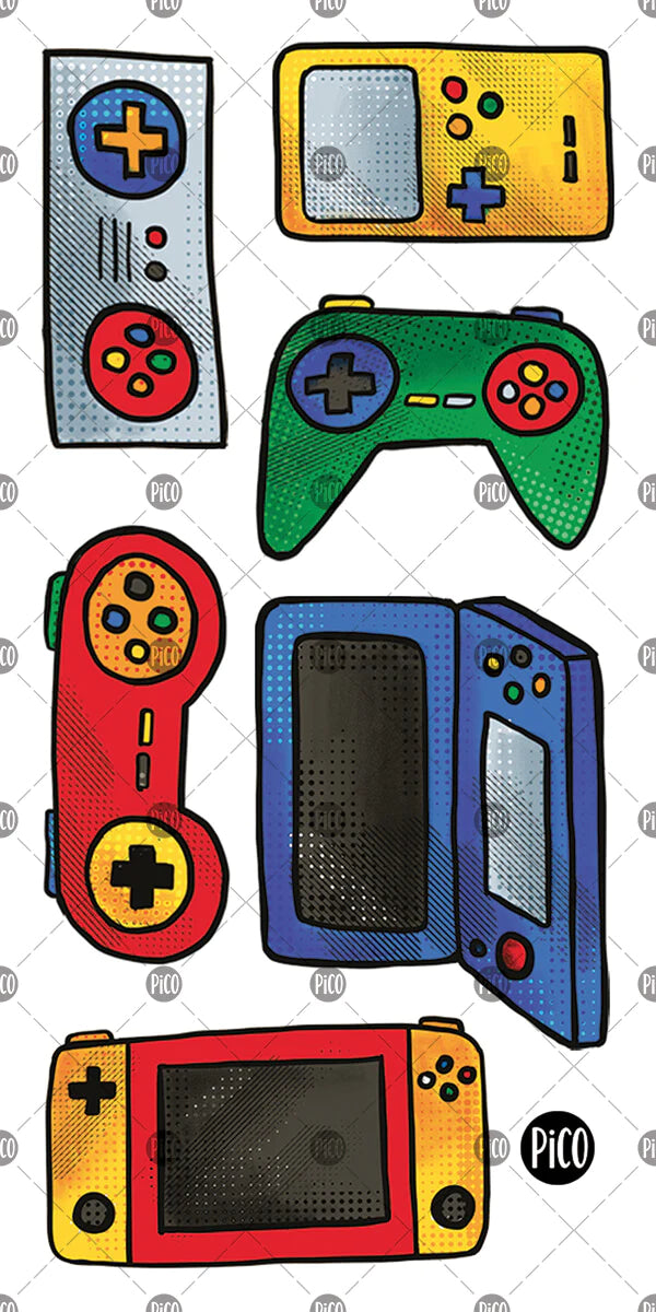 PiCO Temporary Tattoos - Video Games