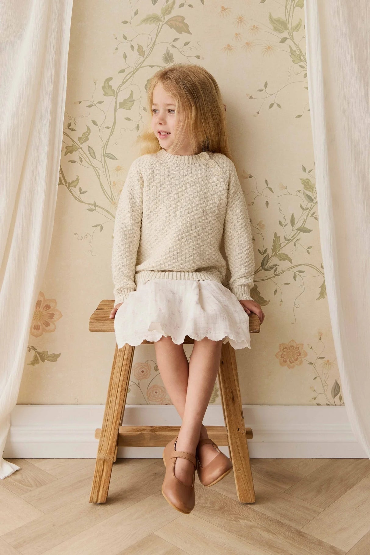 Jamie Kay Emelia Jumper - Vanilla