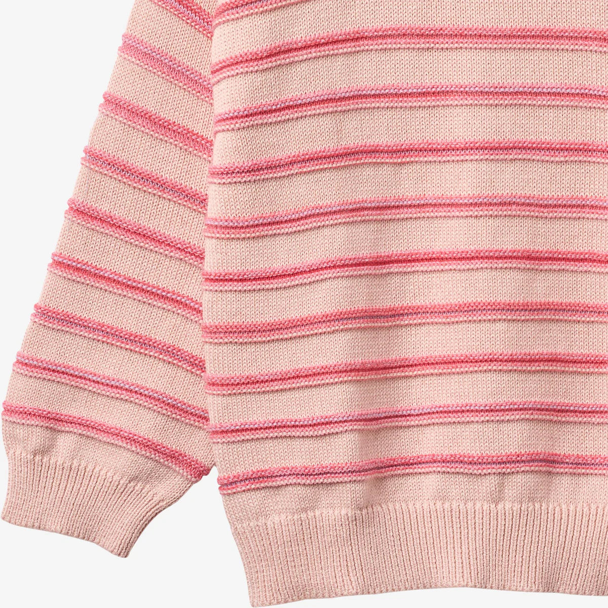 Harlow Jacquard Pullover - Powder Stripe
