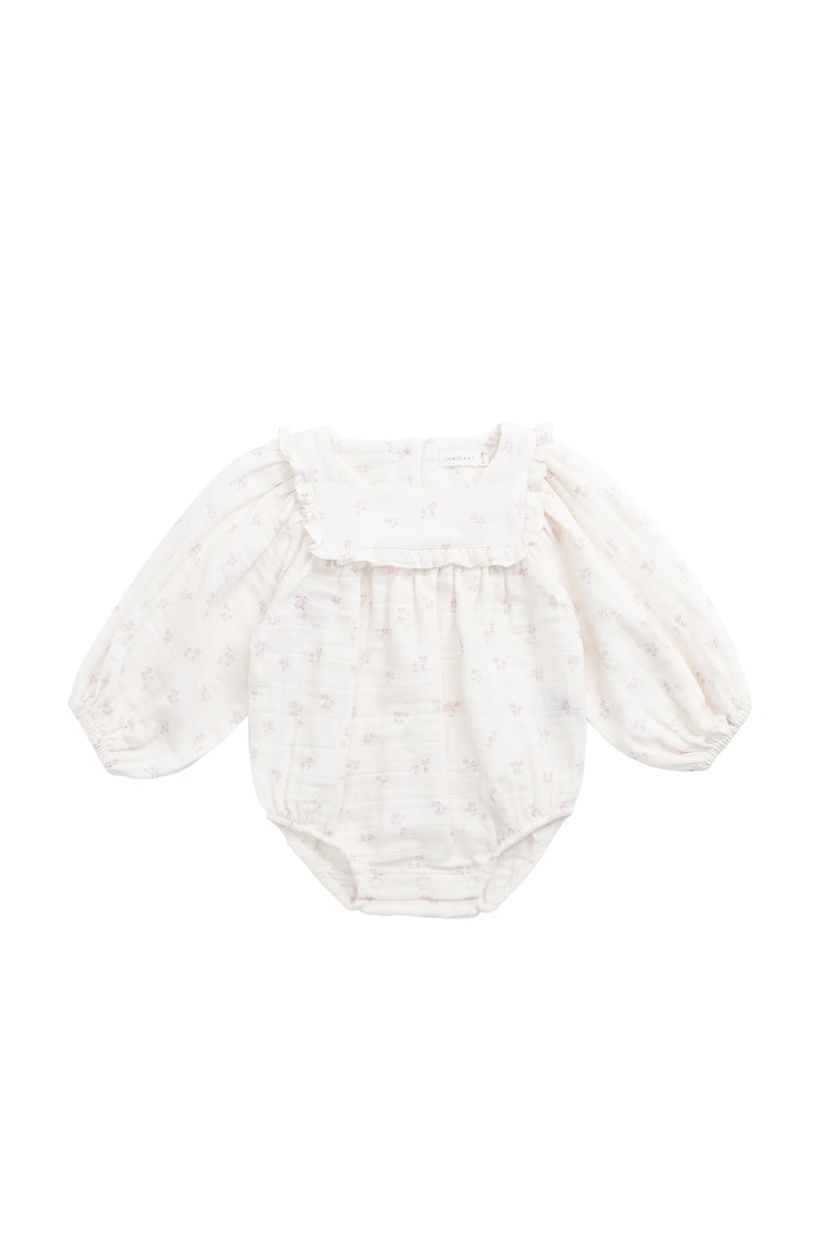 Jamie Kay Organic Cotton Muslin Frances Playsuit - Pauline Pink