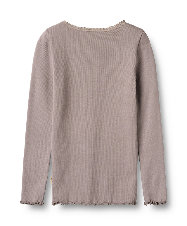 Long Sleeve Reese Tee - Dusty Purple