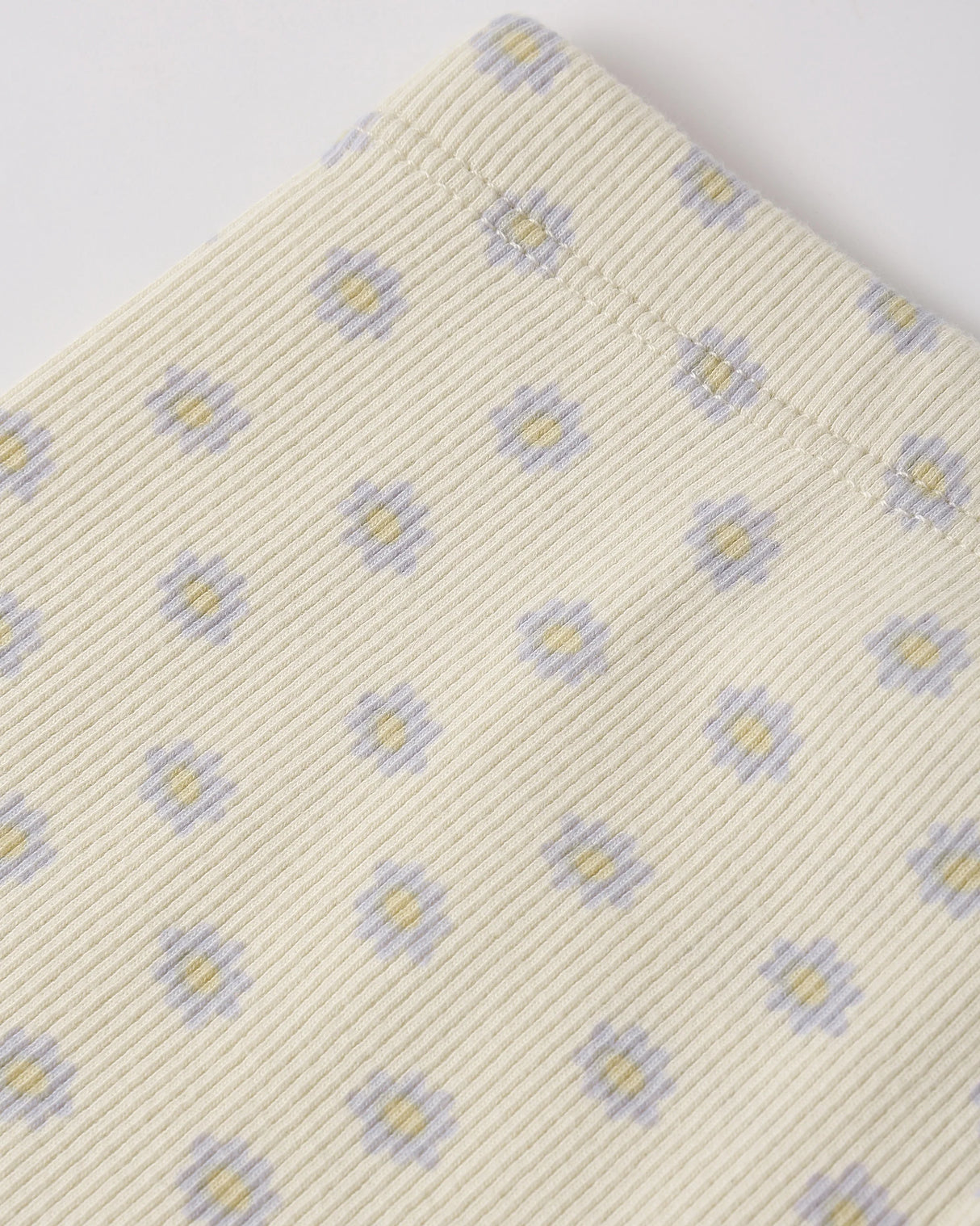 Play Ribbed Legging Set - Periwinkle/Natural